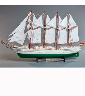 Training Ship Juan Sebastián Elcano & Esmeralda. 1:250 Wooden and Plastic Model Ship Kit 9