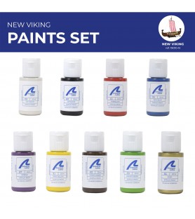 Paints Set for Ship Model: Viking Drakkar