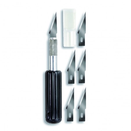 Cutter Nº5 avec 5 Lames et Manche Ergonomique