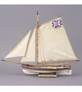 Canot HMS Bounty's (Jolly Boat) 1:25. Maquette Bateau en Bois 18