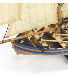 Canot HMS Bounty's (Jolly Boat) 1:25. Maquette Bateau en Bois 10