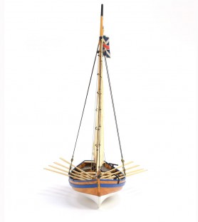Canot HMS Bounty's (Jolly Boat) 1:25. Maquette Bateau en Bois 8