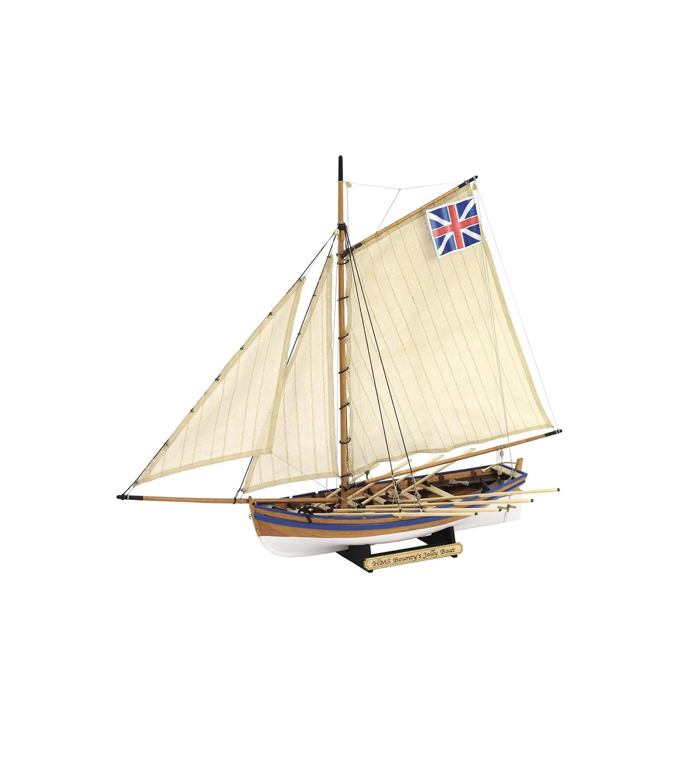 Wooden Model Ship Kit HMS Bounty Jolly Boat at 1:25 Scale