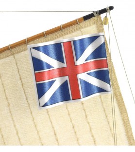 Canot HMS Bounty's (Jolly Boat) 1:25. Maquette Bateau en Bois 17