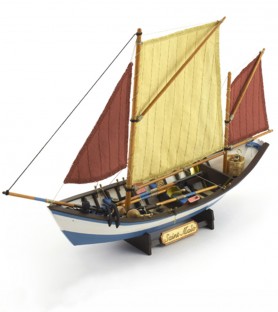 Doris Saint Malo. 1:20 Wooden Model Fishing Boat Kit 1
