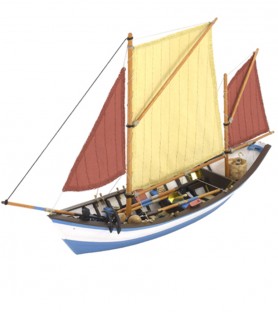 Doris Saint Malo. 1:20 Wooden Model Fishing Boat Kit 2