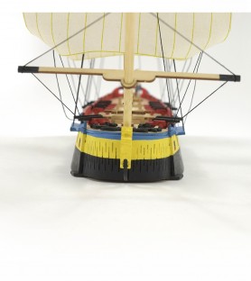 Frigate Hermione La Fayette 1:160 Easy Kit. Wooden Model Ship with Paints 4