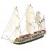 Easy Kit Frégate Hermione La Fayette 1:160. Maquette de Bateau en Bois avec Peintures 1