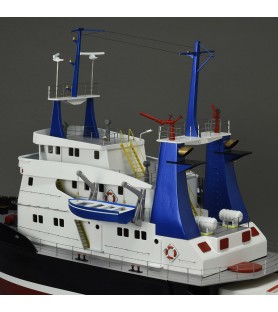 Tugboat Atlantic. 1:50 Wooden & ABS Navigable Model Ship Kit (Fit for R/C) 18