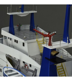 Tugboat Atlantic. 1:50 Wooden & ABS Navigable Model Ship Kit (Fit for R/C) 21