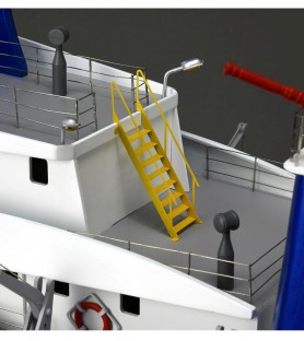 Tugboat Atlantic. 1:50 Wooden & ABS Navigable Model Ship Kit (Fit for R/C) 20