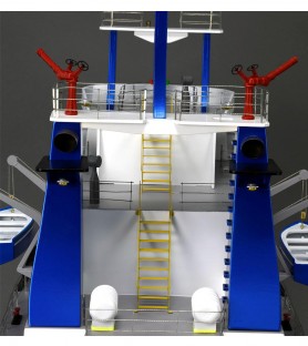 Tugboat Atlantic. 1:50 Wooden & ABS Navigable Model Ship Kit (Fit for R/C) 24