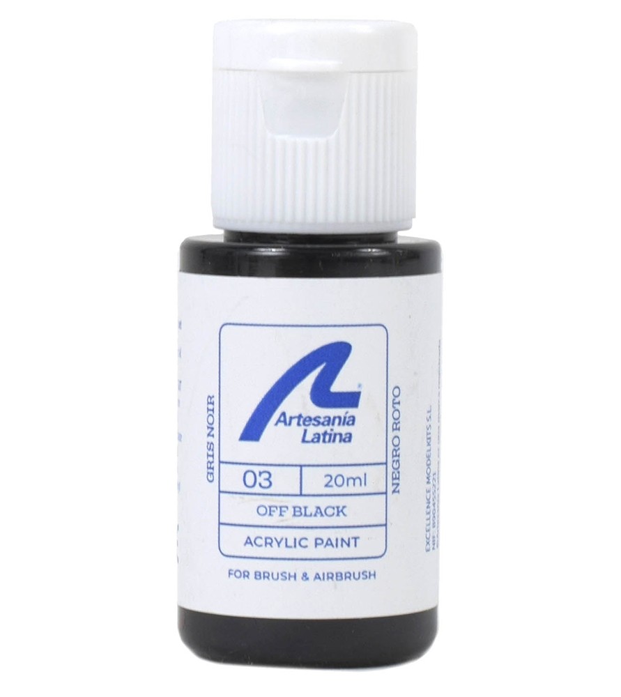 Water-Based Paint: Off Black (20 ml)