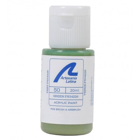 Vattenbaserad färg: Grön FS34226 (20 ml)