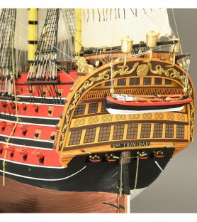 Ship of the Line Santísima Trinidad. Wooden Model Ship Kit 11