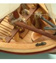 Lancha del Capitán Santísima Trinidad 1:50. Maqueta de Barco en Madera 2