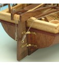 Lancha del Capitán Santísima Trinidad 1:50. Maqueta de Barco en Madera 4