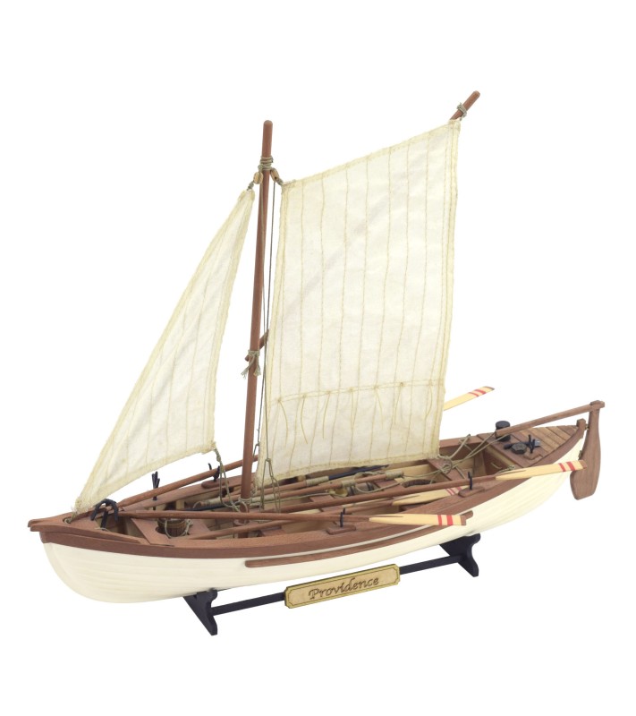 Providence Whaler 1/25 Modelo à escala de um barco de pesca em madeira