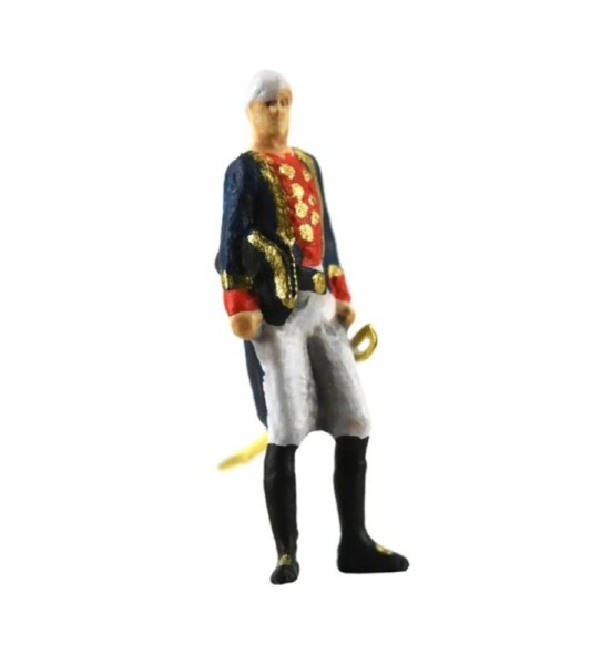 Ensemble de 16 Figurines en Mètal avec Accesoires pour Navires Marine Espagnole