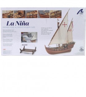 Artesanía Latina 22412 Wooden Model Ship: La Pinta Caravel 1/65 - Slot  Car-Union