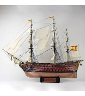 Maqueta Barco Santa Ana: Kit Modelismo Naval en Madera a Escala 1/84