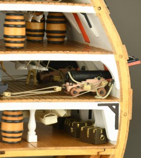 Section of HMS Victory. 1:72 Wooden Model Ship Kit 6