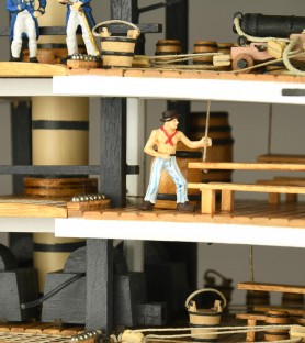 Section of HMS Victory. 1:72 Wooden Model Ship Kit 13