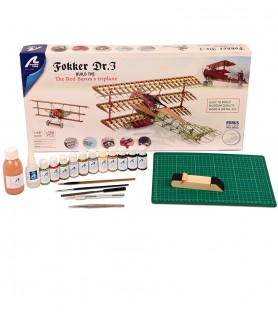 Pack Cadeau Maquette, Peintures et Outils: Avion Fokker Dr.I