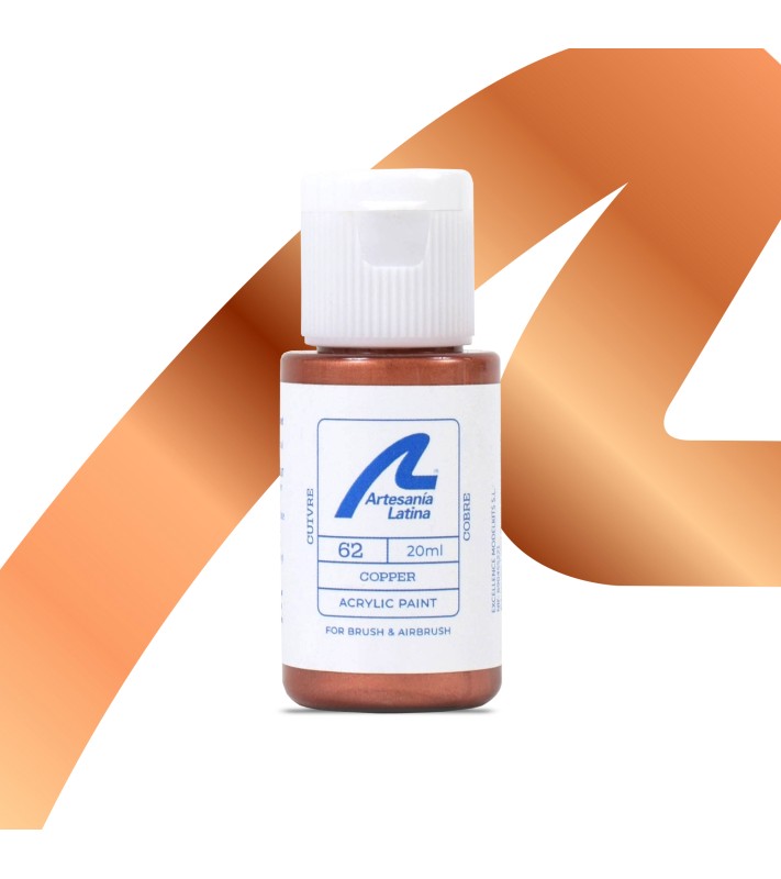 Farba na bazie wody: Miedź (20 ml)