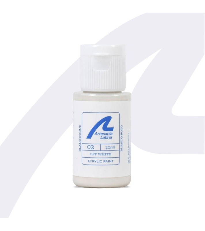 Vattenbaserad färg: Off White (20 ml)