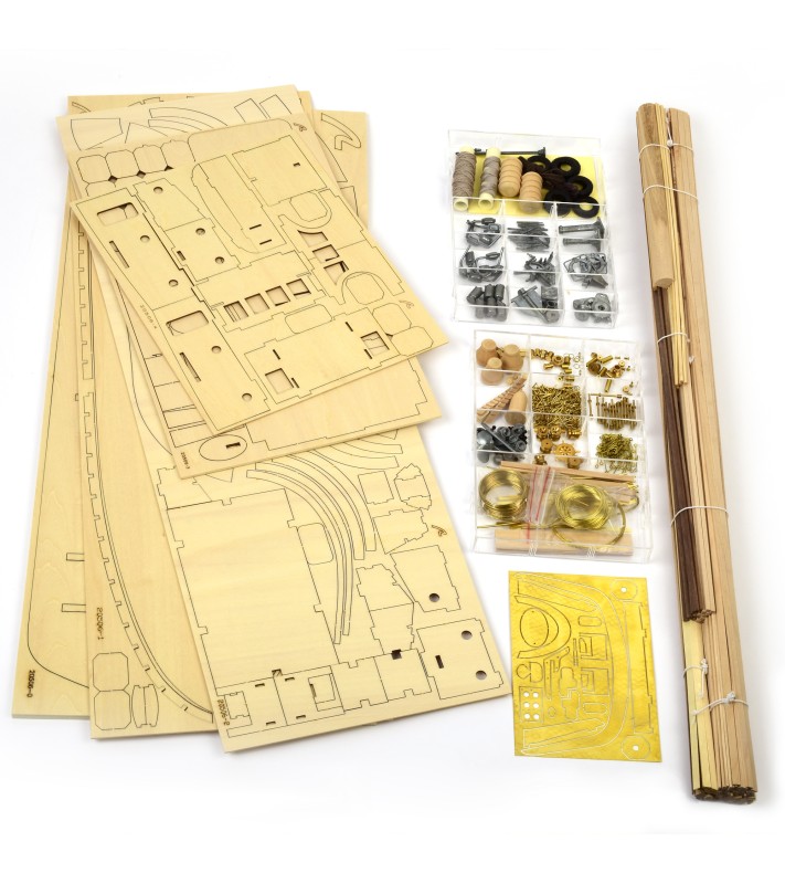 Tuna Boat Marina II. 1:50 Wooden Model Fishing Boat Kit 1 2