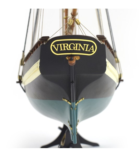 Schooner Virginia Amerikanischer Schoner 1:41 Holzmodellschiff