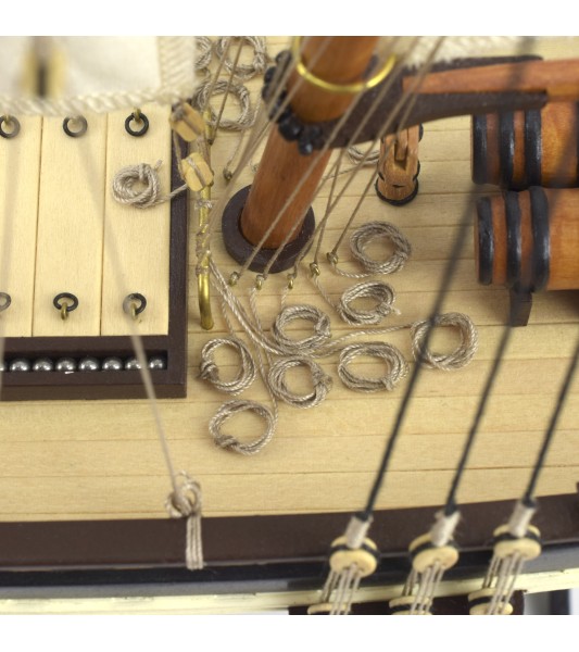Schooner Virginia American Schooner 1:41 Modello di nave in legno