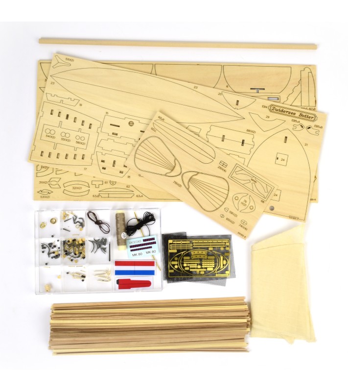 Fishing Boat Botter. 1:35 Wooden Model Ship Kit 1 2