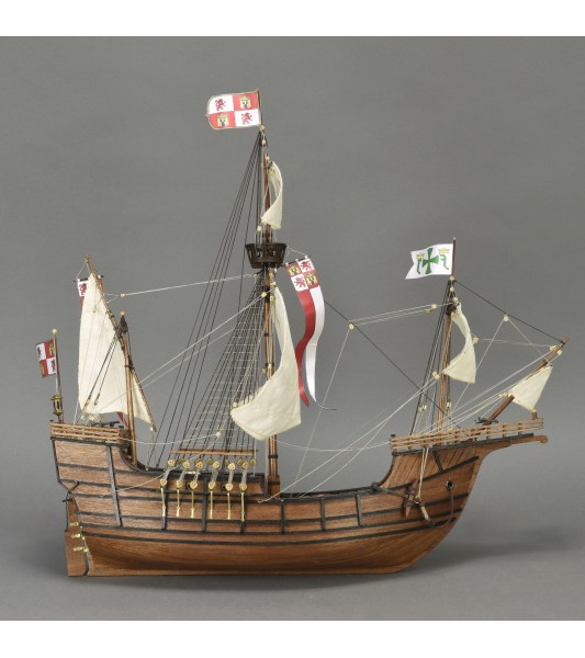Caravella Santa Maria 1:65. Modello di nave in legno