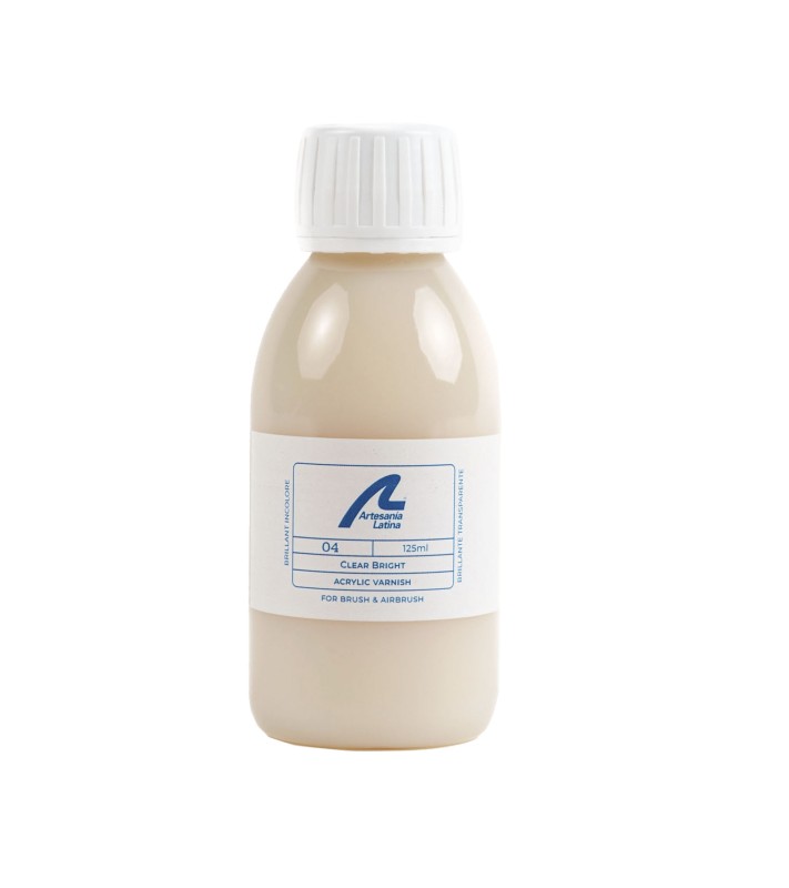 Barniz Acrílico Brillante Transparente (125 ml)