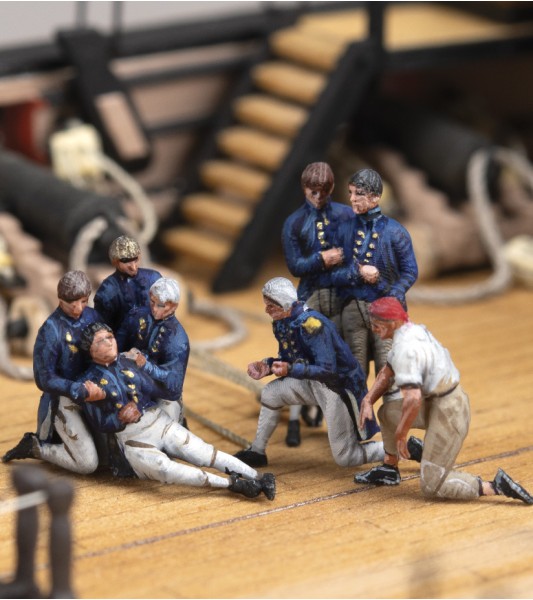 Novo conjunto de 19 figuras de metal para navios da Marinha Real Britânica