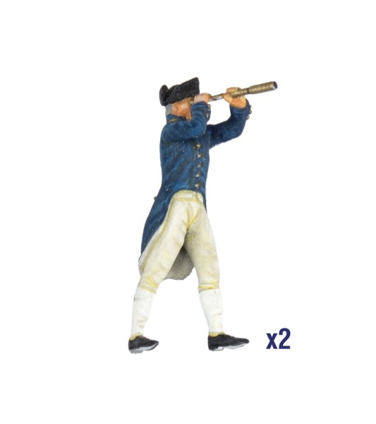 Nuevo Set de 19 Figuras en Metal para Barcos Marina Real Británica