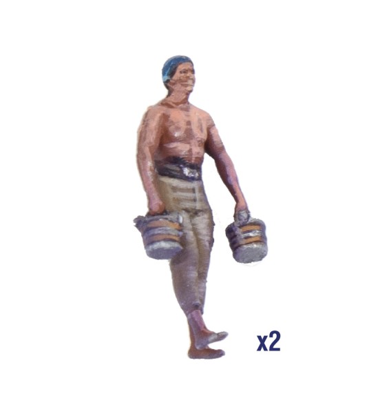 Neuer Satz von 19 Metallfiguren für Schiffe: Matrosen (1700-1815)