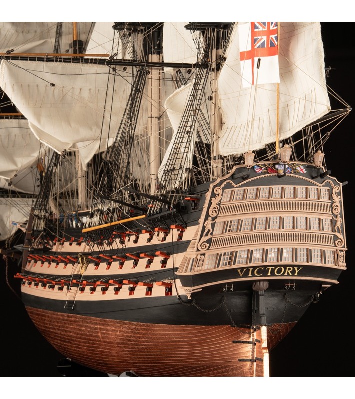 HMS VICTORY Trafalgar 1805 - Versión ANATOMY - 1:84 Maqueta en Madera