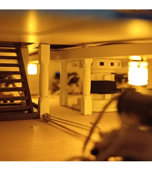 HMS VICTORY Trafalgar 1805 - Versión ANATOMY - 1:84 Maqueta en Madera