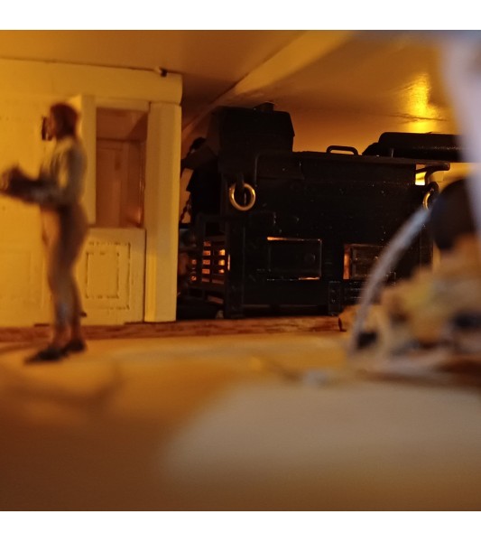 HMS VICTORY Trafalgar 1805 - ANATOMY Version - Trämodell i skala 1:84