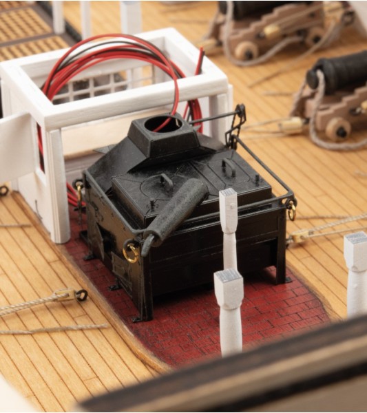 HMS VICTORY Trafalgar 1805 - ANATOMY Version - Trämodell i skala 1:84