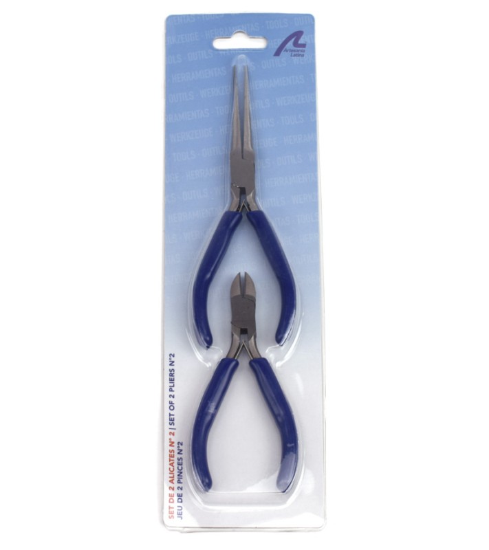 Set de 2 Alicates de Agarre plano y Corte 2