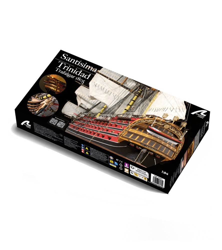 Santisima Trinidad 1:84 Schiffsmodell aus Holz