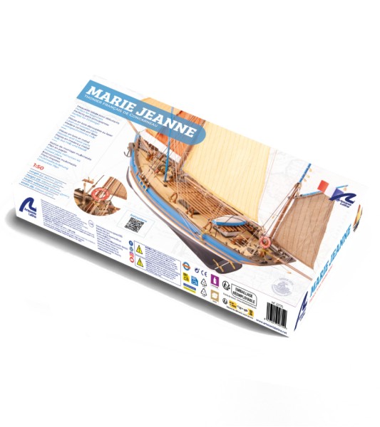 MARIE JEANNE Tuna Boat 1:50 Модель деревянной рыболовной лодки