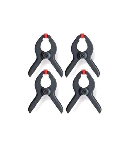 Set van 4 miniklemmen 90 mm