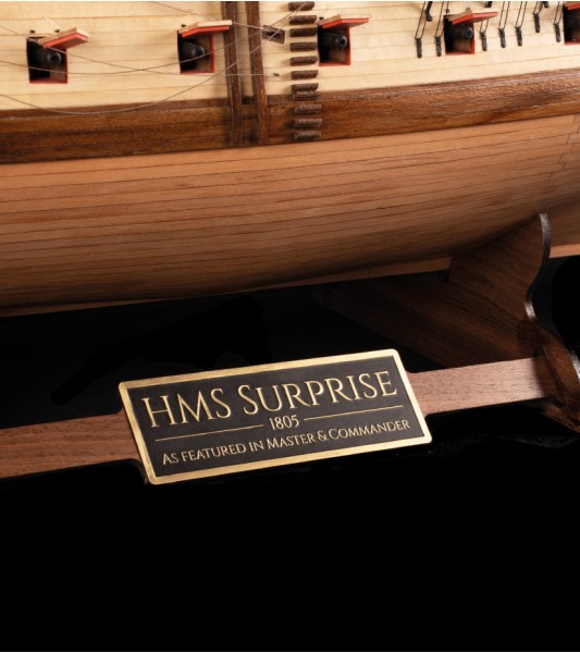 Master and Commander's HMS Surprise - Trämodellbyggsats i skala 1:48