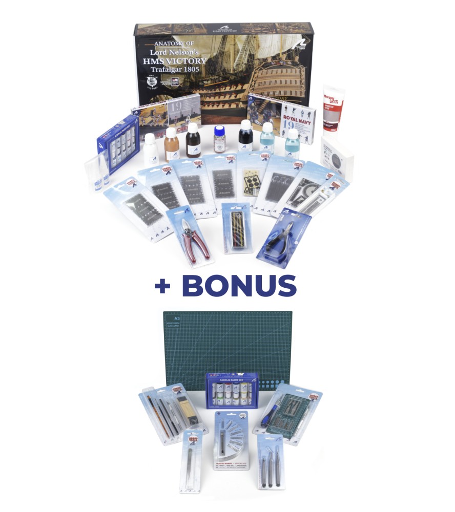 HMS Victory Anatomy Deluxe Gift Pack: nářadí,...