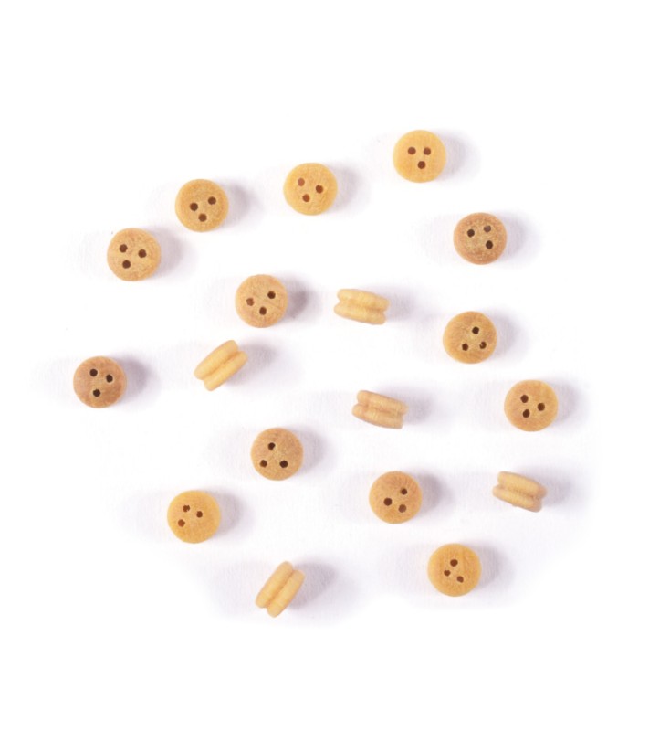 Wooden Boxwood Vigota Dia. 4 mm (18 pcs.) for Naval Modeling 2